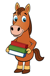 小马捧书笑开颜