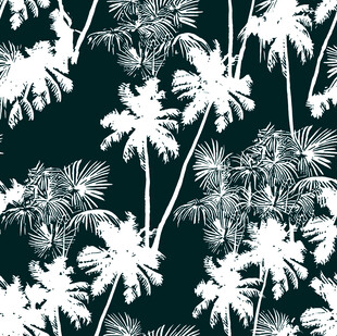黑白椰子树图案背景