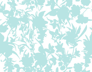 淡蓝色花卉图案背景