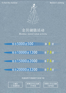 会员储值活动优惠展示