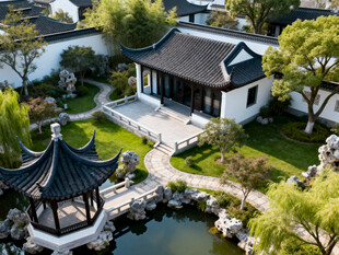 中式庭院景观