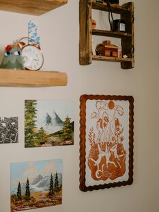 墙面装饰艺术 温馨小角落