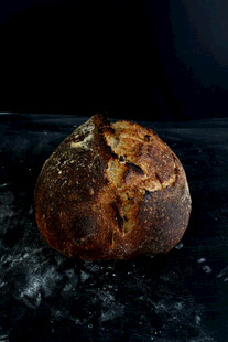 美味乡村面包特写