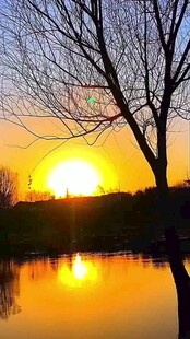 夕阳晚霞云层景观素材