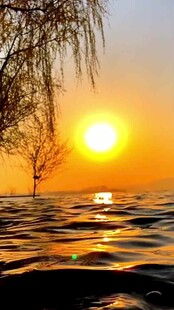 夕阳晚霞云层景观素材