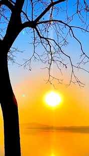 夕阳晚霞云层景观素材