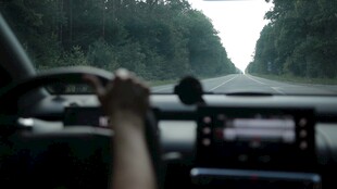 开车第一视角素材