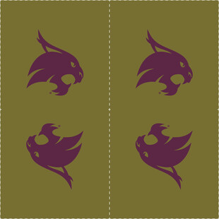 紫色飞鸟图案设计