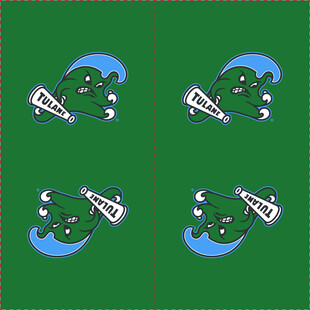 绿色背景卡通图案设计