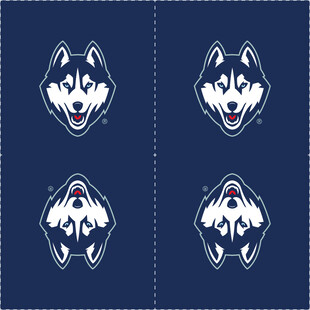 蓝色背景的卡通图案设计