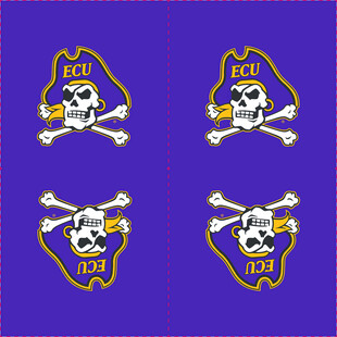 紫色背景骷髅图案设计