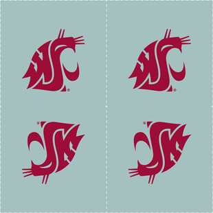 红色鱼形图案设计