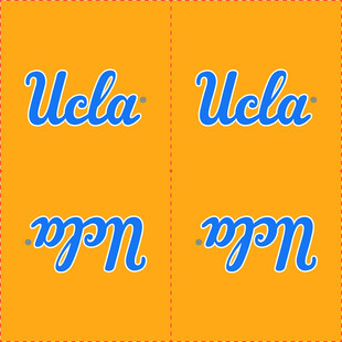 Ucla与mgn文字图案设计