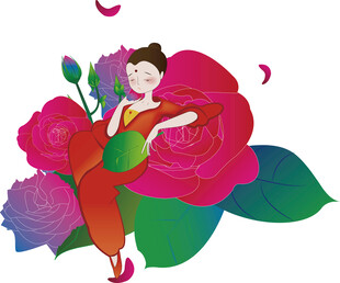 玫瑰花女