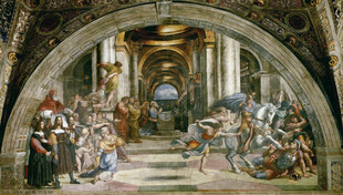 拉斐尔壁画中的宏大场景