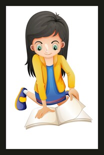 女孩阅读