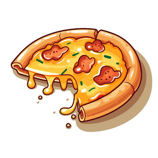 披萨插画