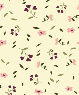 清新花卉图案背景