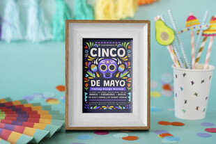 墨西哥五月五日节装饰海报