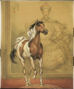 古典风格下的骏马与人物