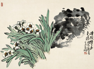 水墨花卉图