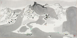 水墨山水图
