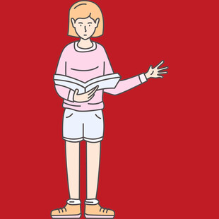 粉色穿搭女孩展示姿态