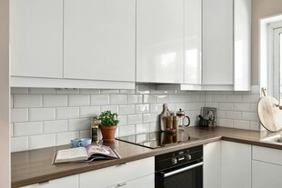 现代简约风白色系厨房