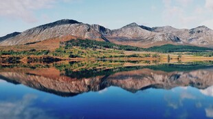 湖光山色中的美丽倒影