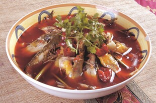 香辣可口的美味水煮鱼