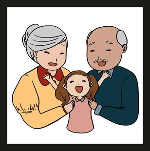 祖孙三代温馨时刻