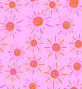 粉色背景太阳图案纹理