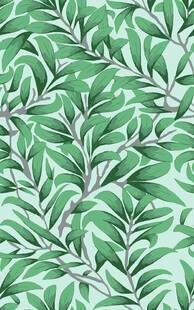 清新绿叶植物纹理图案