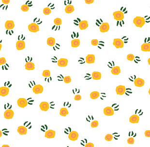 橙色水果图案无缝背景