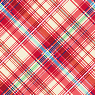 红色格子图案纹理背景