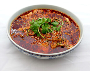 香辣诱人的红油水煮肉片