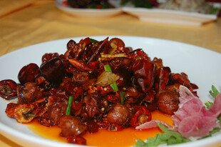 香辣可口的美味炒田螺