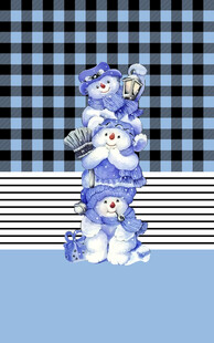 蓝白小熊图案设计元素