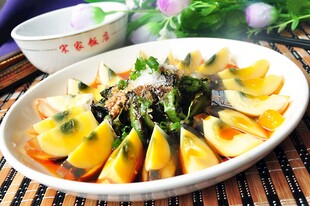 美味凉拌变蛋拼盘