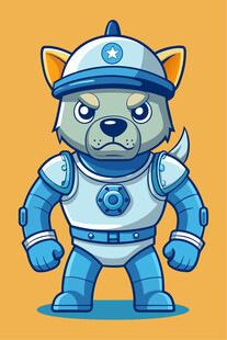 机器猫战士形象