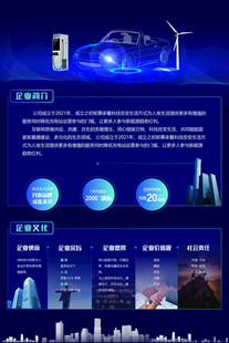 科技赋能新能源海报