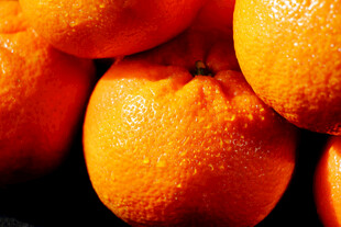 新鲜饱满的多汁橙子