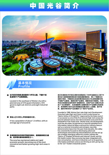 光谷简介宣传页展示