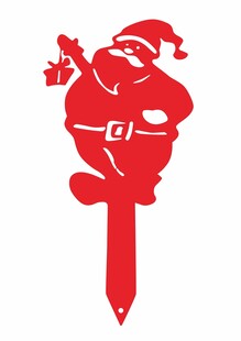 圣诞老人造型红色笔