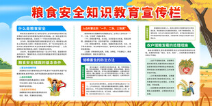 粮食安全知识宣传栏