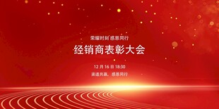 经济表彰大会背景图