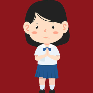 可爱的校园风女孩