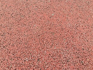 红色颗粒状地面材质