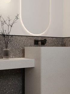 简约浴室洗手台设计