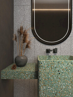 复古风马赛克洗手台设计